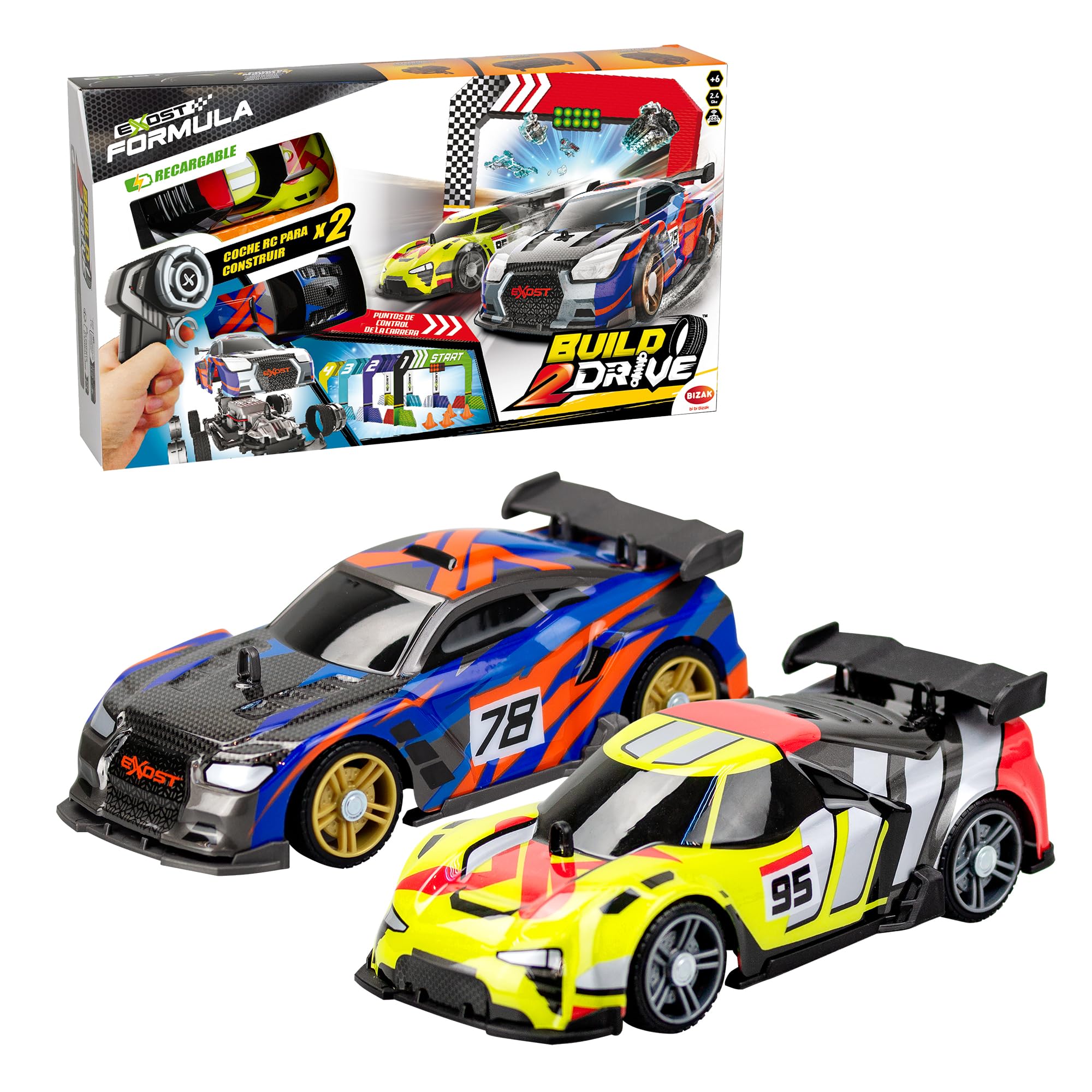 Exost Build 2 Drive, Pack Doble, Coche radiocontrol Radical Racer